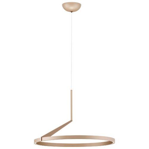 Hnědé kovové závěsné LED světlo Nova Luce Tilia 60 cm Nova Luce