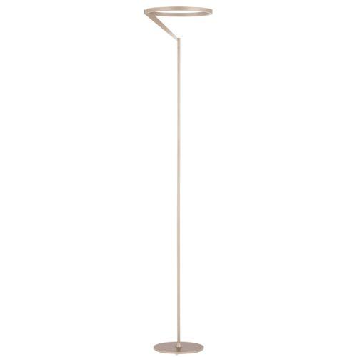 Hnědá kovová stojací LED lampa Nova Luce Tilia 168 cm Nova Luce