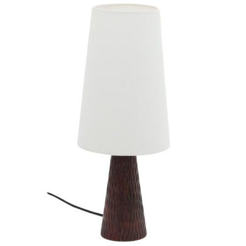 Tmavá dřevěná stolní lampa Kave Home Amire Kave Home