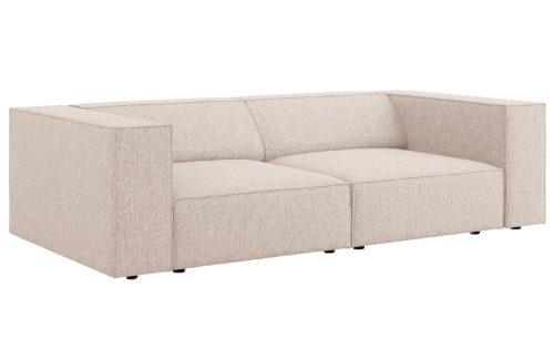Světle béžová čalouněná třímístná pohovka Cosmopolitan Design Arendal 204 cm Cosmopolitan Design