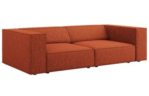 Terakotově červená čalouněná třímístná pohovka Cosmopolitan Design Arendal 204 cm Cosmopolitan Design