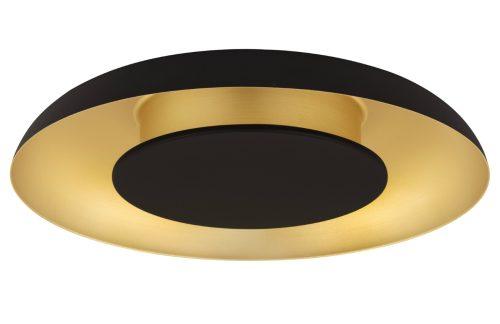 Černo-zlaté kovové stropní LED světlo Nova Luce Epos 40 cm Nova Luce