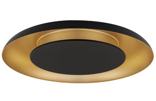 Černo-zlaté kovové stropní LED světlo Nova Luce Epos 60 cm Nova Luce