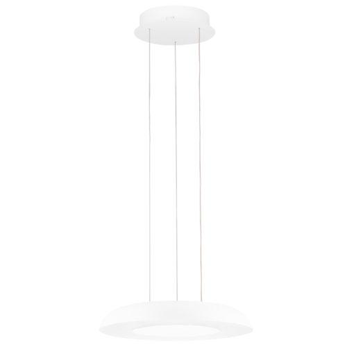 Bílé kovové závěsné LED světlo Nova Luce Epos 40 cm Nova Luce