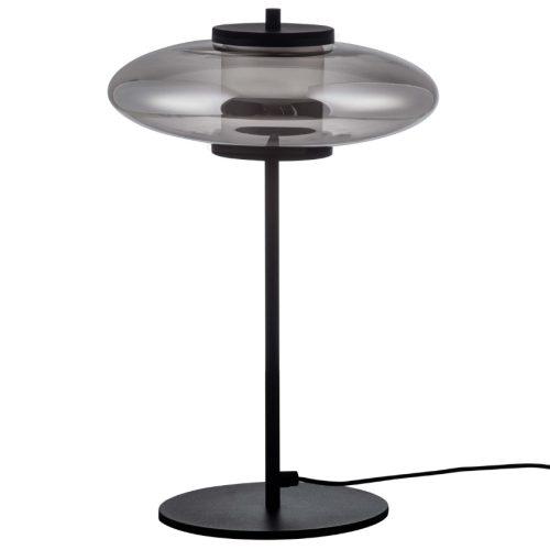 Kouřově šedá skleněná stolní LED lampa Nova Luce Skia Nova Luce