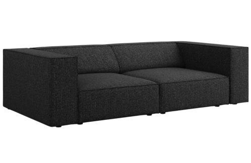 Černá čalouněná třímístná pohovka Cosmopolitan Design Arendal 204 cm Cosmopolitan Design