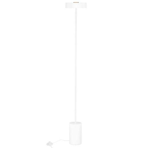 Bílá kovová stojací LED lampa Nova Luce Thea 135 cm Nova Luce