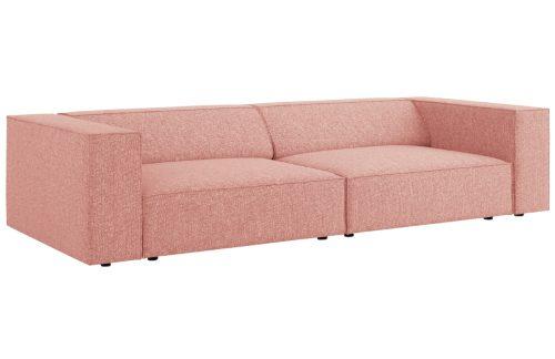 Růžová čalouněná čtyřmístná pohovka Cosmopolitan Design Arendal 244 cm Cosmopolitan Design