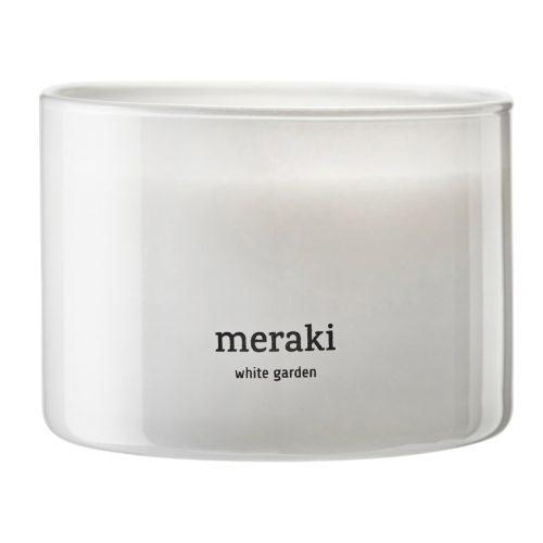 Sójová vonná svíčka Meraki White Garden 340 g Meraki