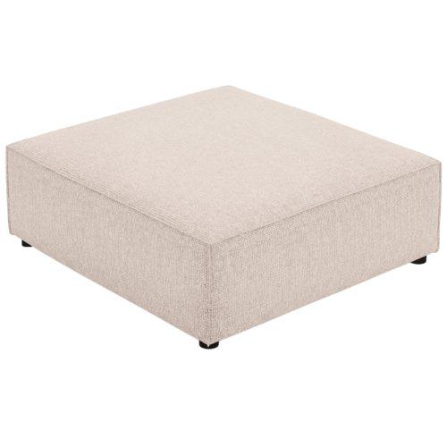 Béžová čalouněná podnožka Cosmopolitan Design Arendal 102 x 80 cm Cosmopolitan Design