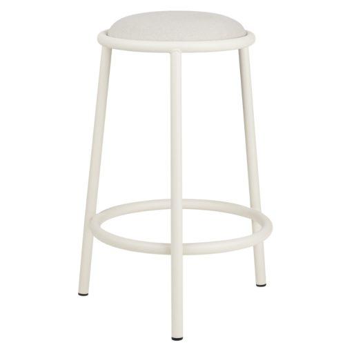 noo.ma Béžová čalouněná barová židle Hogo 68 cm noo.ma