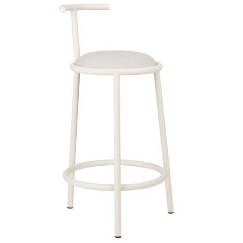noo.ma Béžová čalouněná barová židle Hogo II. 68 cm noo.ma