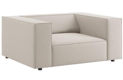 Světle béžové sametové křeslo Cosmopolitan Design Arendal Cosmopolitan Design