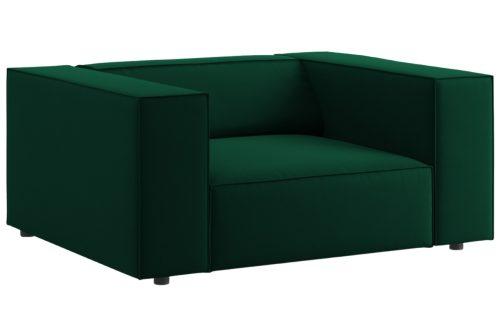 Lahvově zelené sametové křeslo Cosmopolitan Design Arendal Cosmopolitan Design