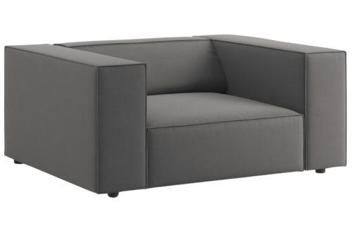 Šedé sametové křeslo Cosmopolitan Design Arendal Cosmopolitan Design