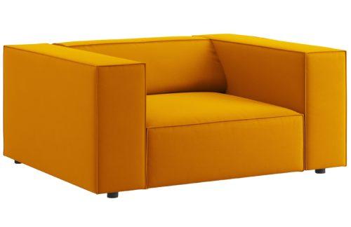 Žluté sametové křeslo Cosmopolitan Design Arendal Cosmopolitan Design