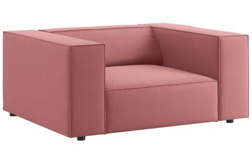 Růžové sametové křeslo Cosmopolitan Design Arendal Cosmopolitan Design