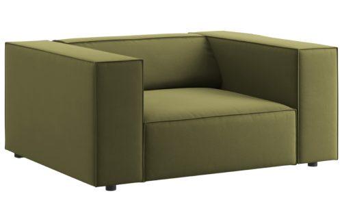 Zelené sametové křeslo Cosmopolitan Design Arendal Cosmopolitan Design