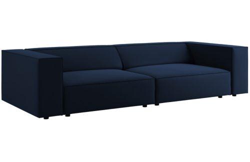 Královsky modrá sametová čtyřmístná pohovka Cosmopolitan Design Arendal 244 cm Cosmopolitan Design