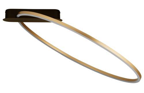 Zlaté kovové stropní LED světlo Nova Luce Kiklos 64 cm Nova Luce