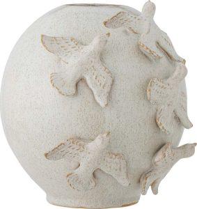 Kr&eacute;mov&aacute; v&aacute;za z kameniny (v&yacute;&scaron;ka 25 cm) Abira &ndash; Bloomingville Bloomingville & Bloomingville Mini