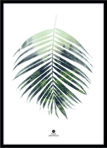 Plakát v rámu 50x70 cm Palm Leaf – Malerifabrikken Malerifabrikken