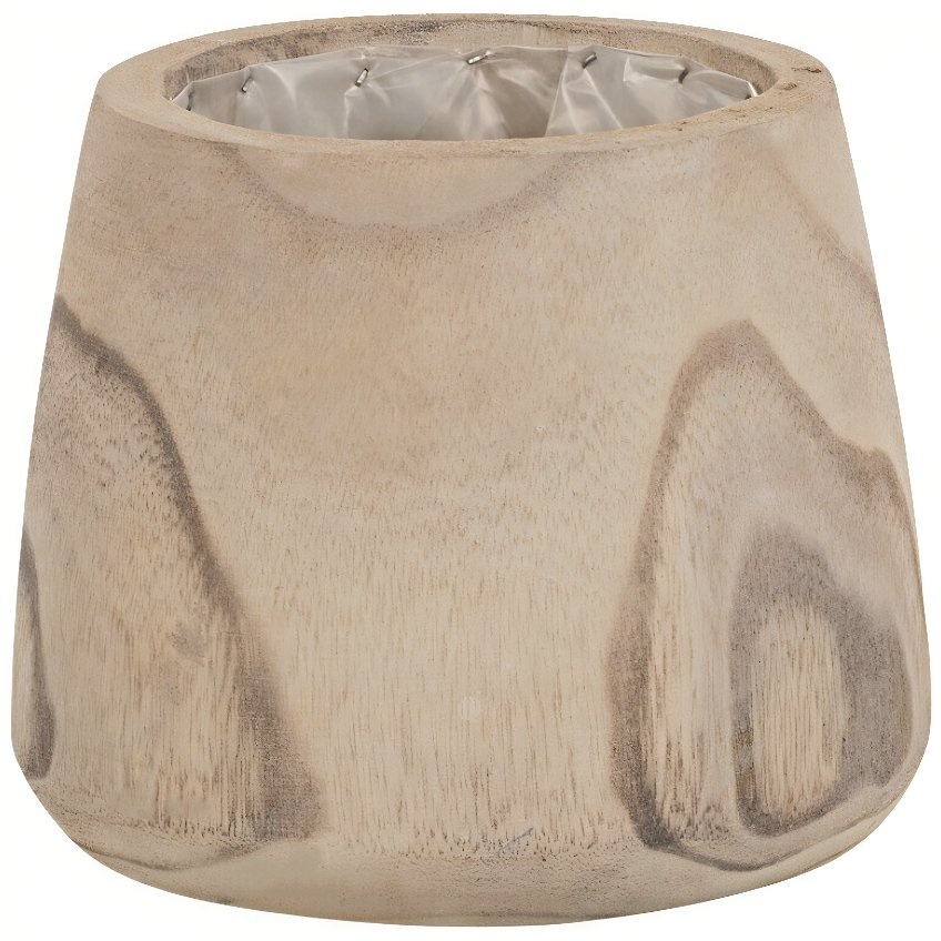 Dřevěný květináč J-line Pouly Ø 15 cm J-line