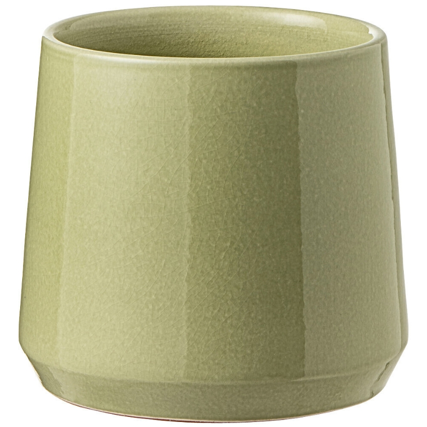 Zelený keramický květináč J-line Valen Ø 17 cm J-line