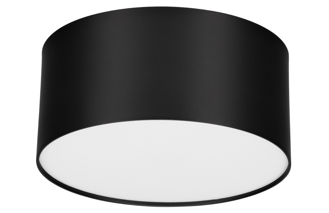 Černé kovové stropní LED světlo Nova Luce Luldo 14 cm Nova Luce