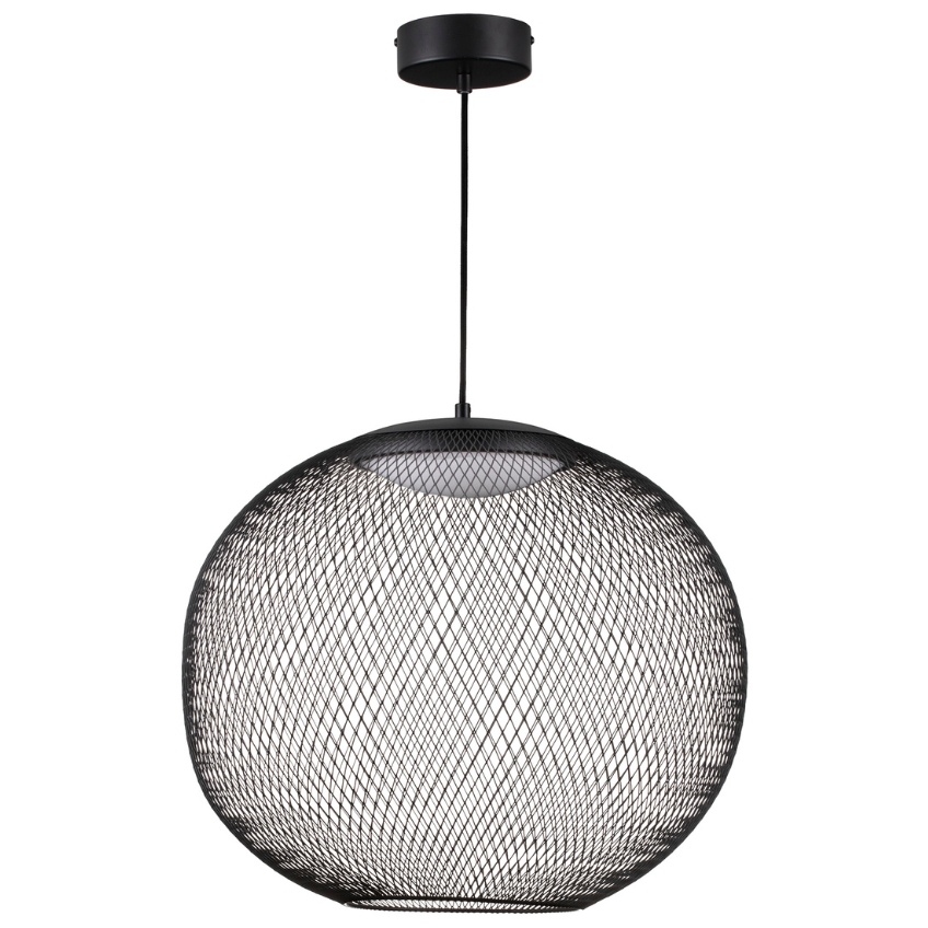 Černé závěsné LED světlo Nova Luce Kinetic 46 cm Nova Luce