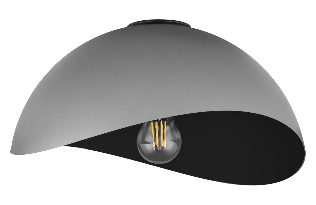 Šedé kovové stropní světlo Nova Luce Opsi 30 cm Nova Luce