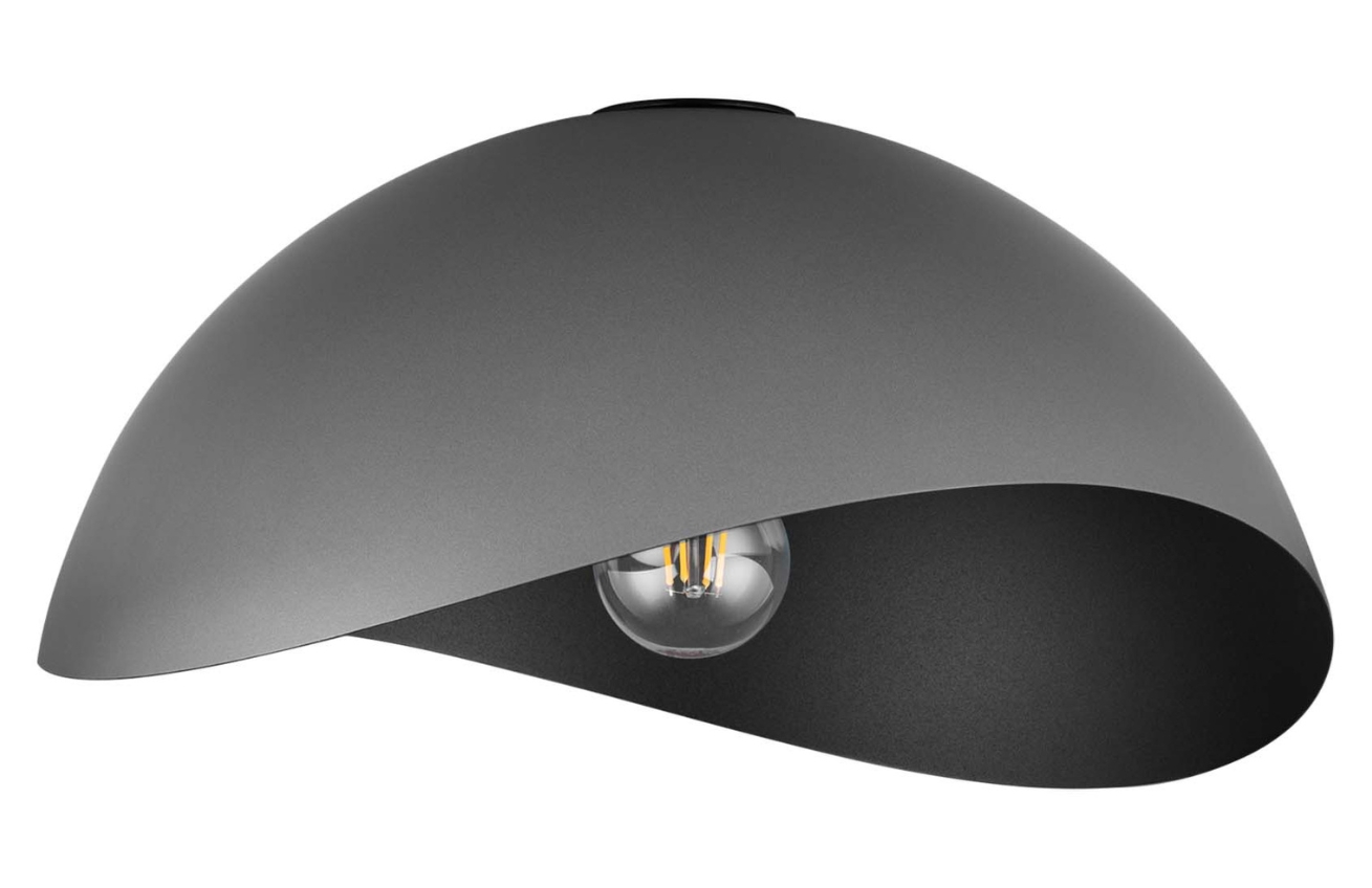 Šedé kovové stropní světlo Nova Luce Opsi 40 cm Nova Luce