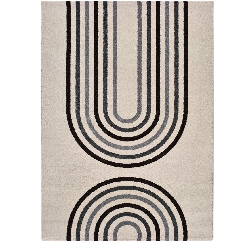 Universal XXI Černobílý koberec Universal Munich Blanco 160 x 230 cm Universal XXI