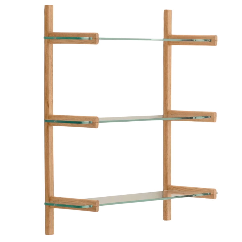 Skleněná modulární police Kave Home Sitra 98 x 90 cm Kave Home