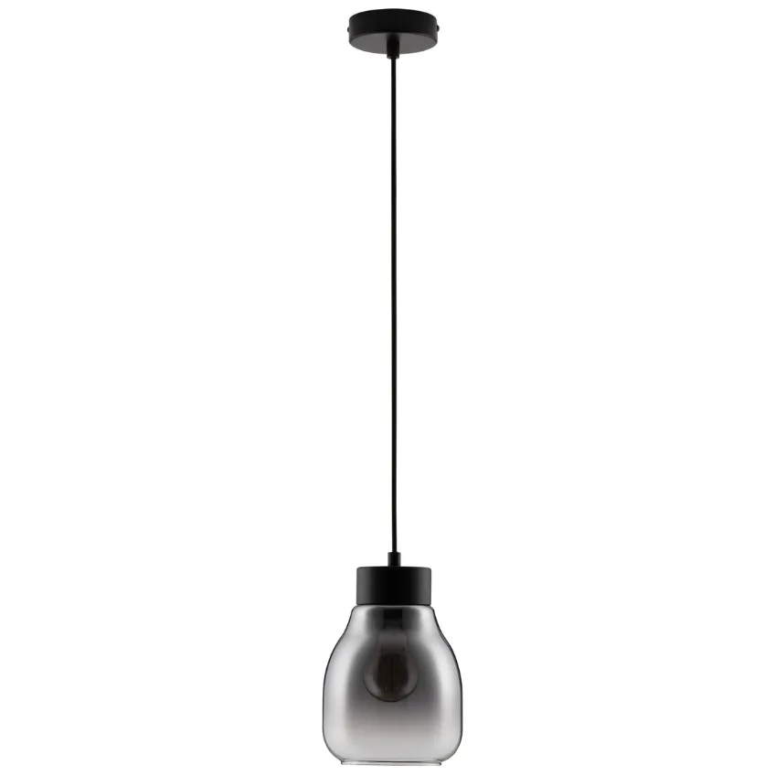 Kouřově skleněné závěsné Nova Luce Blacu