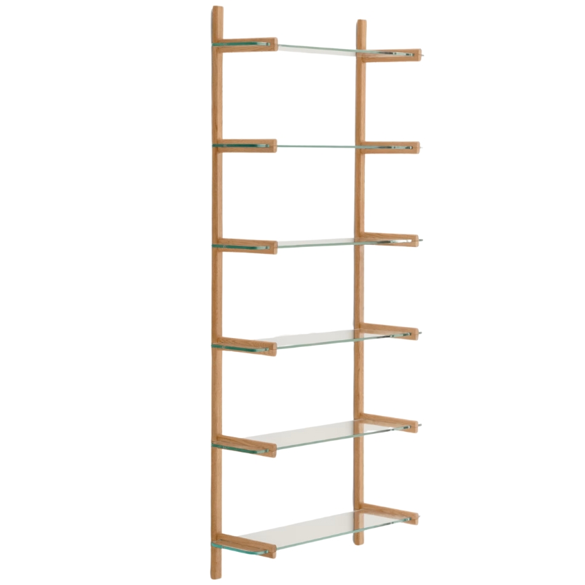 Skleněná modulární police Kave Home Sitra 202 x 90 cm Kave Home