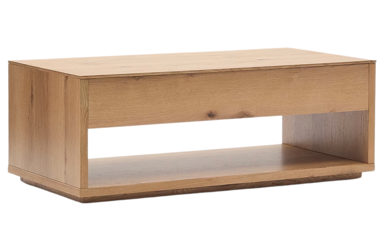 Vyklápěcí dubový konferenční stolek Kave Home Alguema 120 x 60 cm Kave Home