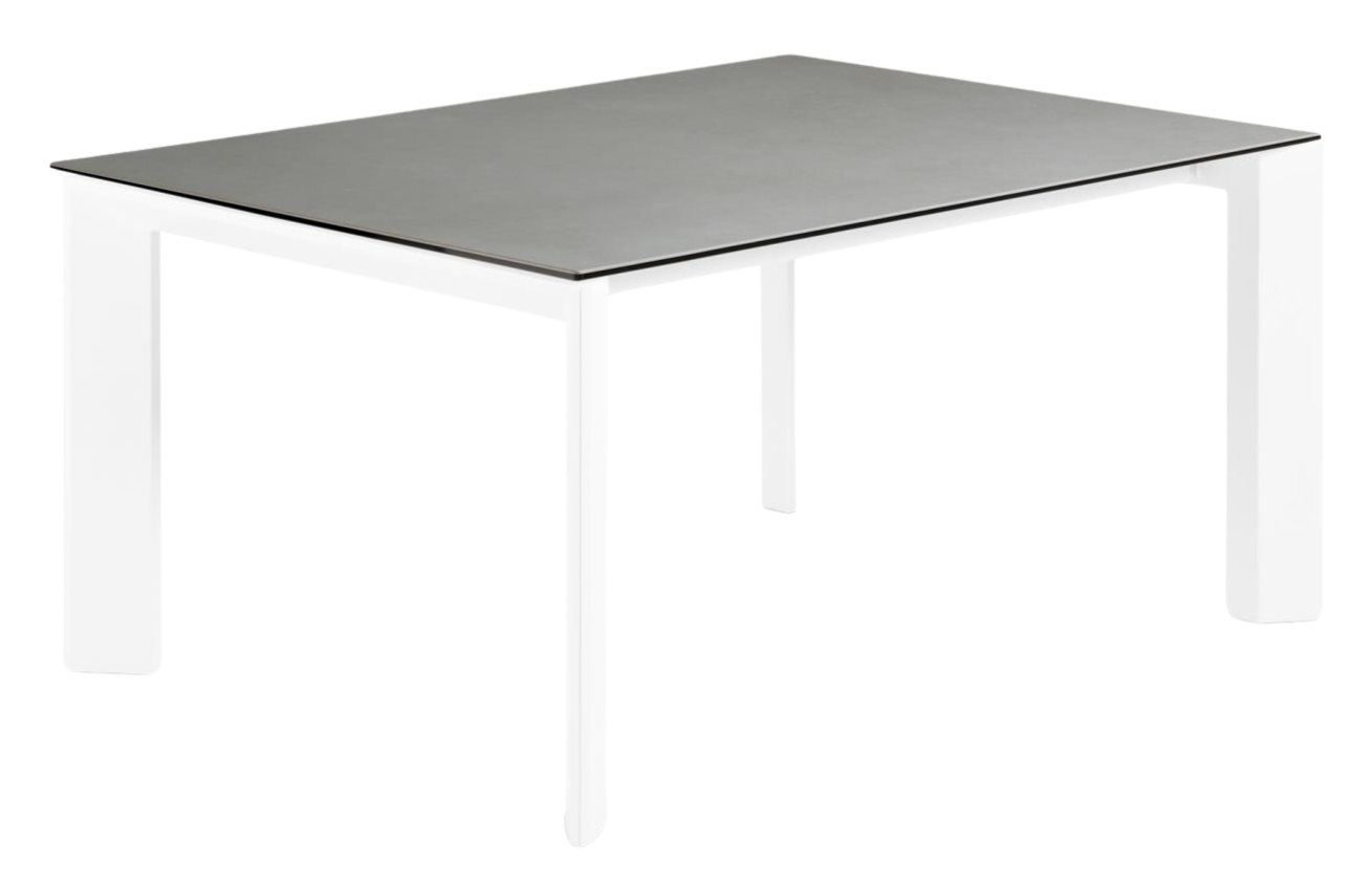 Šedý keramický rozkládací jídelní stůl Kave Home Axis 120/180 x 80 cm Kave Home