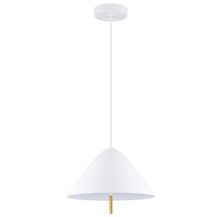 Bílé kovové závěsné LED světlo Nova Luce Oros 40 cm Nova Luce