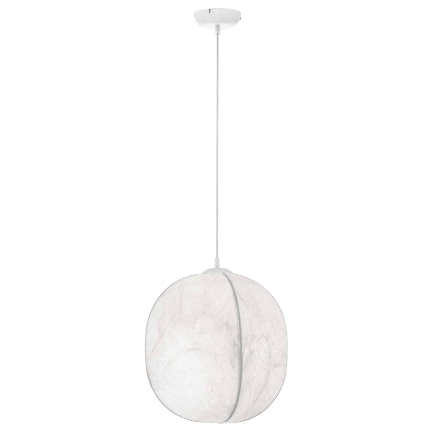 Bílé závěsné světlo Nova Luce Pierida 42 cm Nova Luce