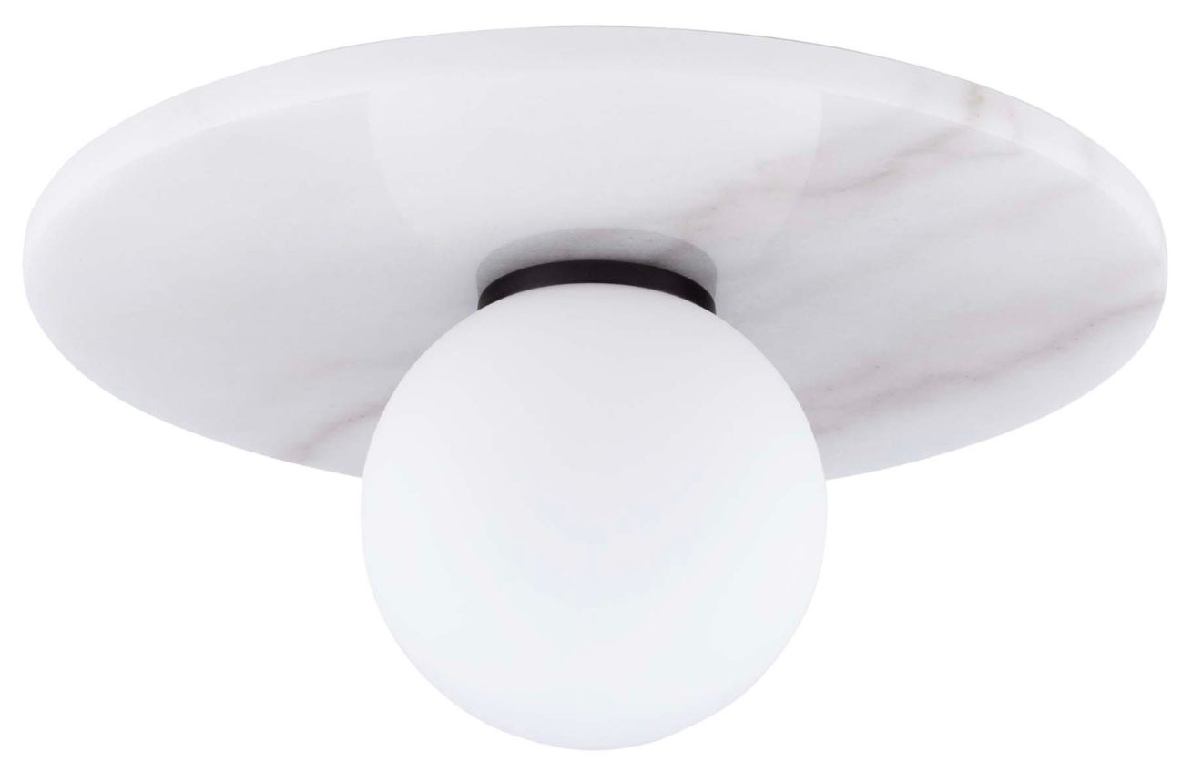Bílé mramorové stropní světlo Nova Luce Idor 30 cm Nova Luce