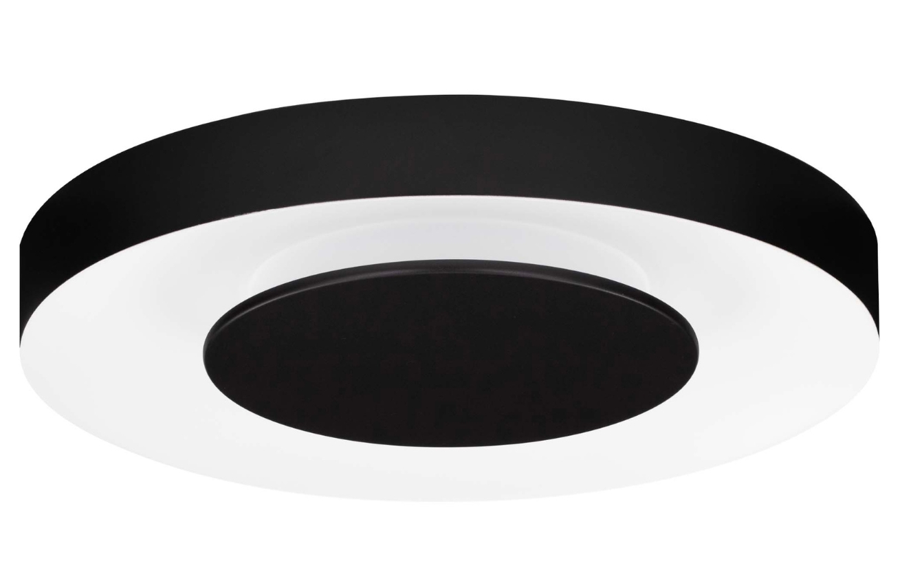 Černobílé kovové stropní LED světlo Nova Luce Pada 40 cm Nova Luce