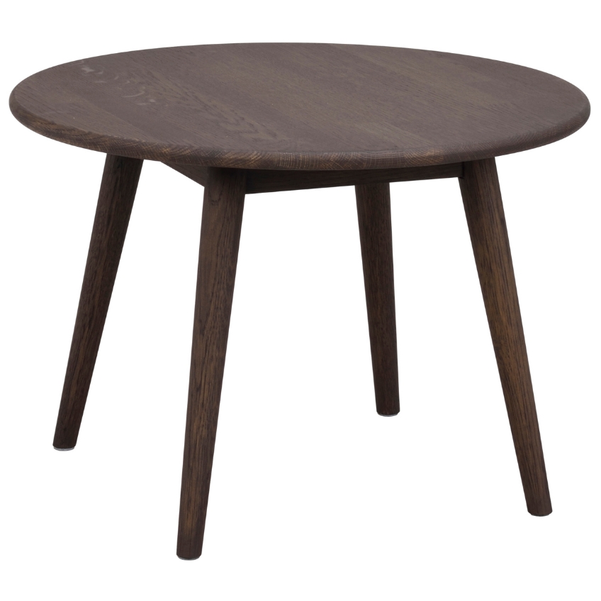 Tmavý dubový konferenční stolek ROWICO TOMPKINS 60 cm Rowico