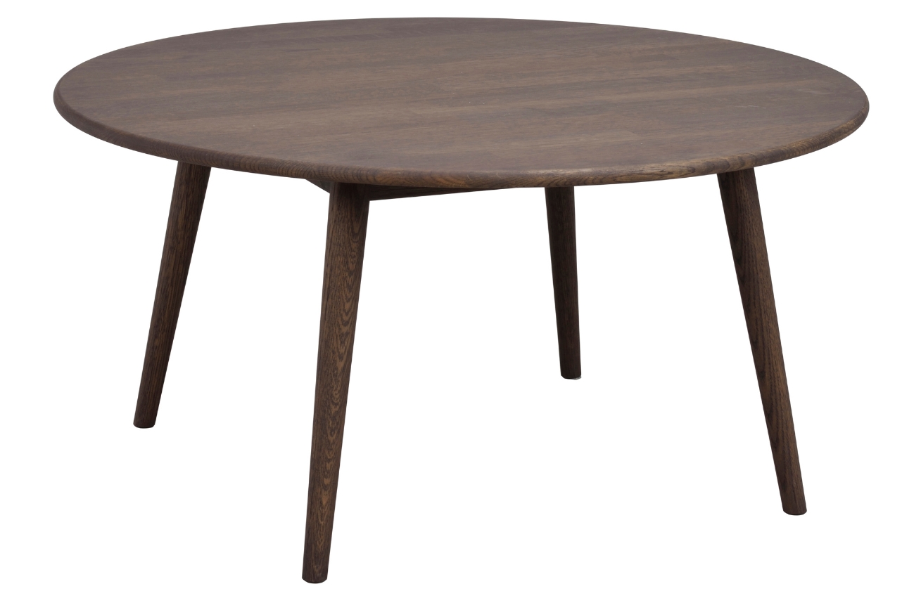 Tmavý dubový konferenční stolek ROWICO TOMPKINS 90 cm Rowico