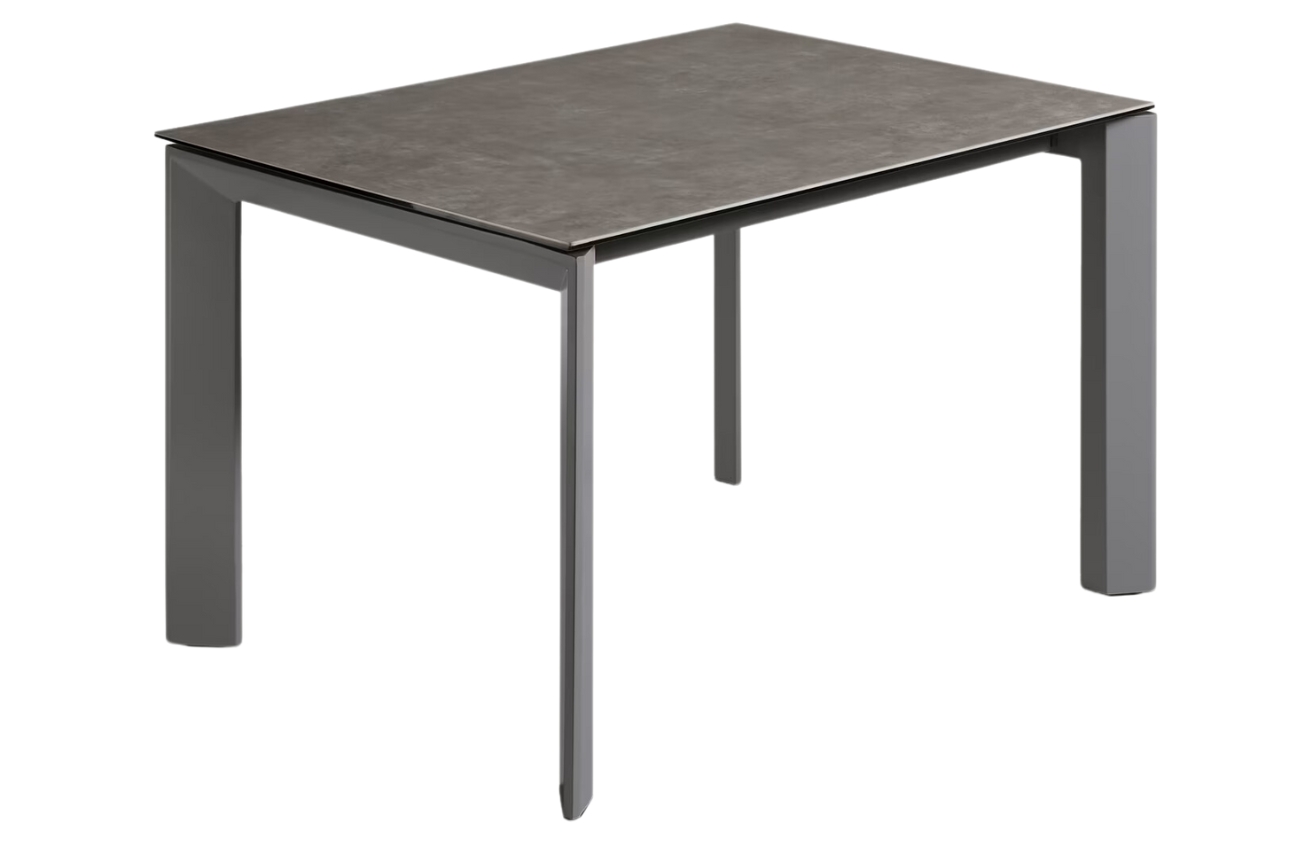 Šedý keramický rozkládací jídelní stůl Kave Home Axis VI. 120/180 x 80 cm Kave Home