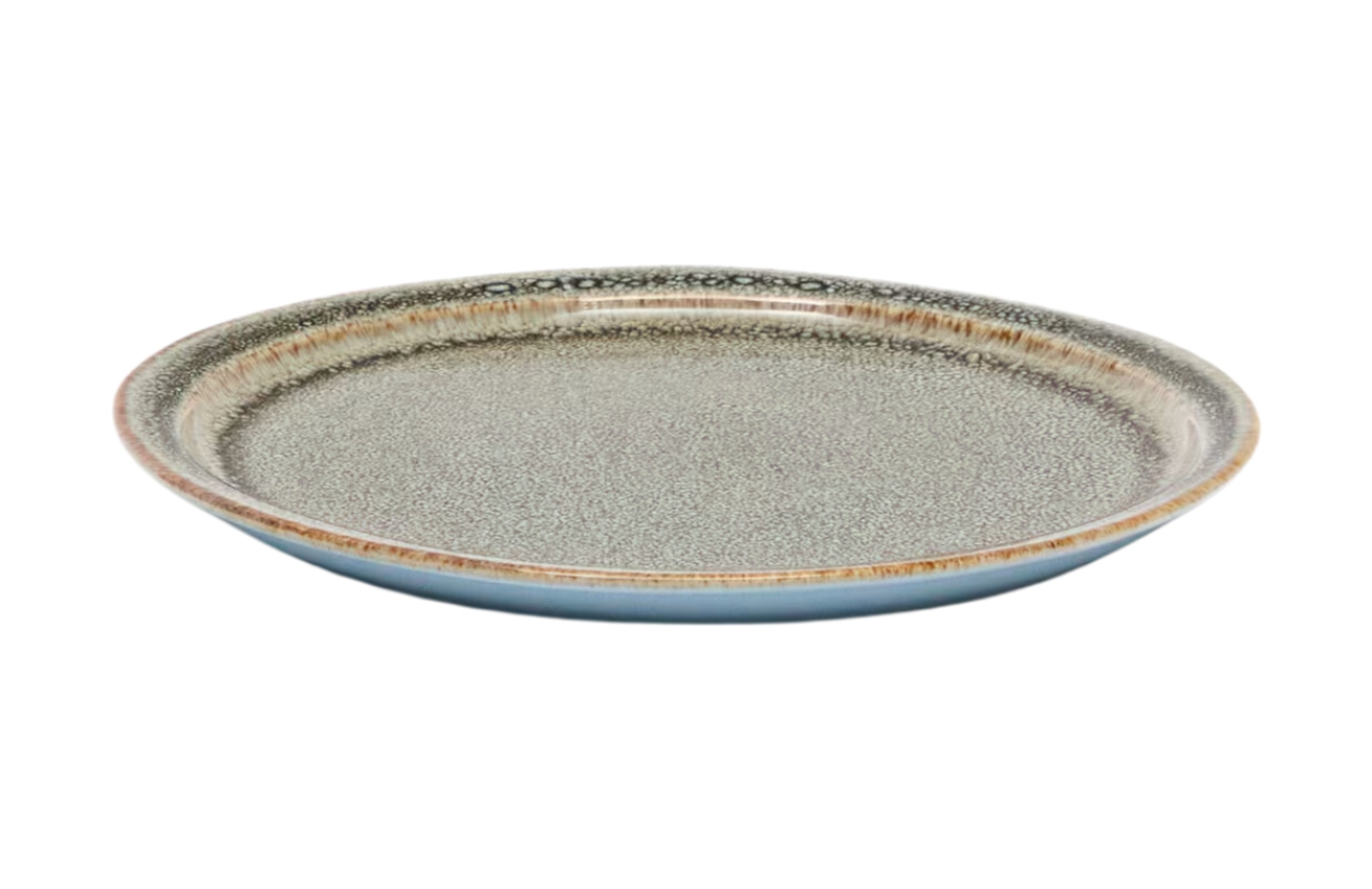 Šedohnědý dezertní talíř Kave Home Coval 23 cm Kave Home