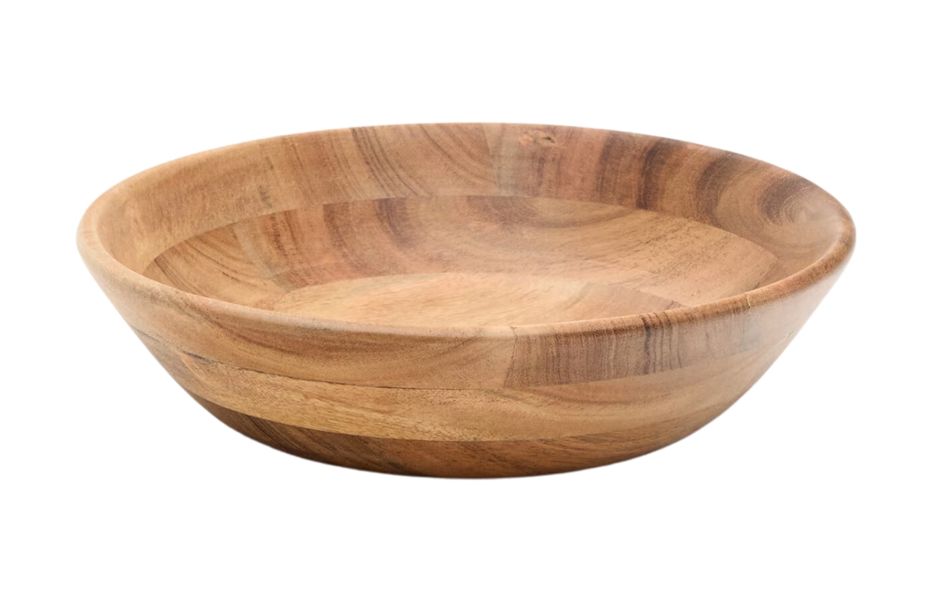 Hnědá dřevěná mísa Kave Home Idrom 30 cm Kave Home