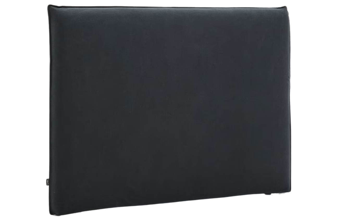 Antracitově šedé čalouněné čelo k posteli Kave Home Jaira 160 cm Kave Home