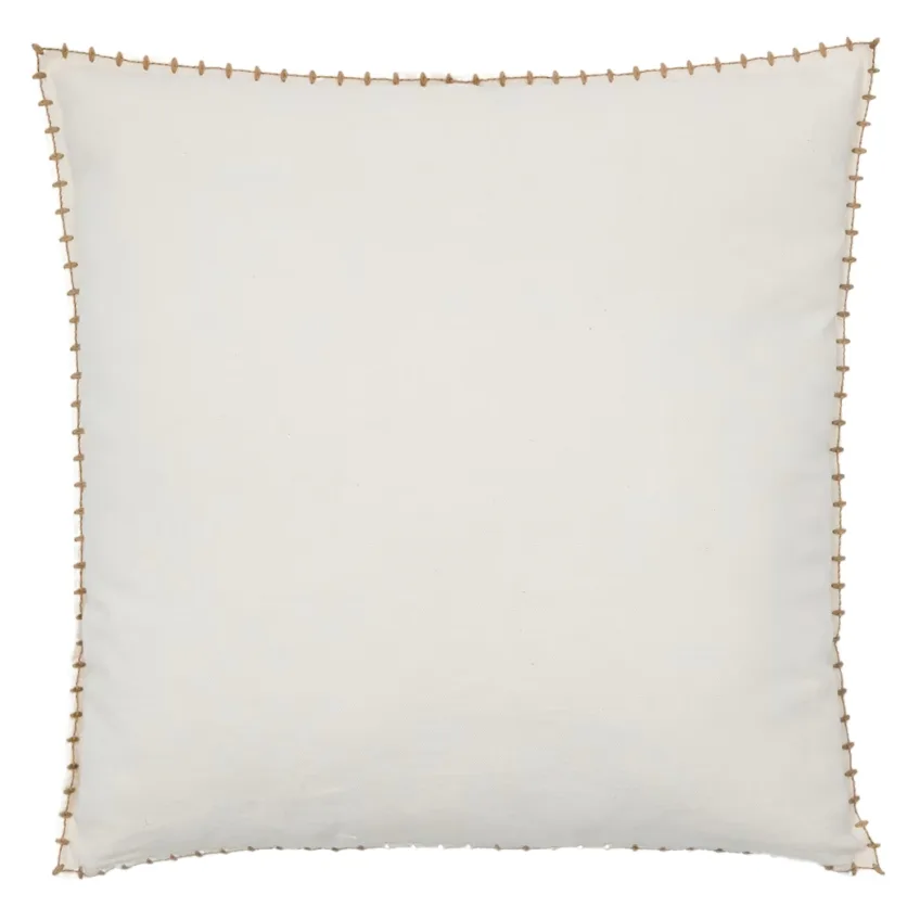 Béžový bavlněný povlak na polštář Kave Home Rakira 45 x 45 cm