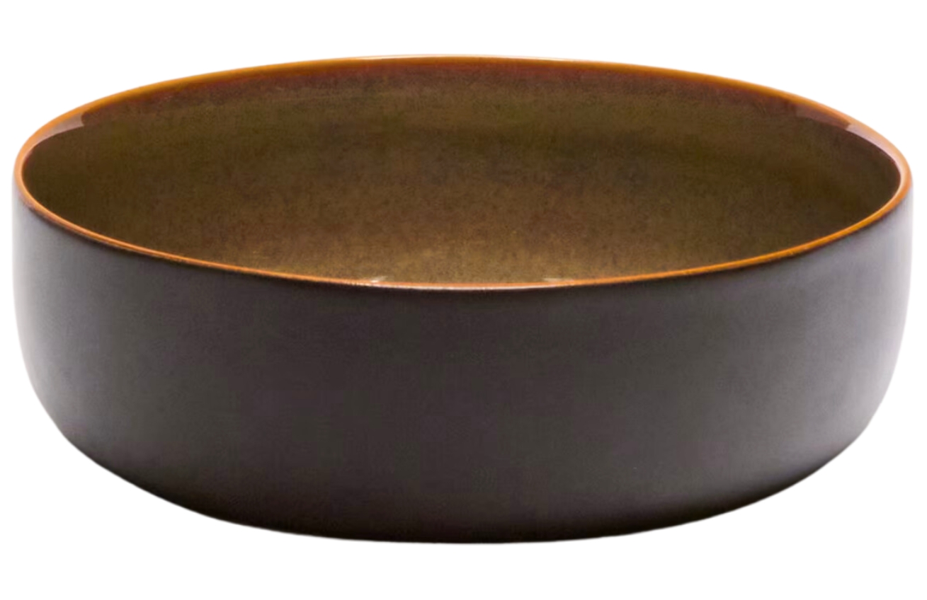 Hnědá keramická miska Kave Home Uilo 23 cm Kave Home